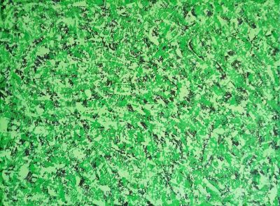 Wiese abstrakt, grün, Acrylbild, Leinwand, 60x80 cm, handgemalt, original Kunst