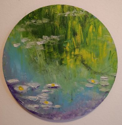 "Poetic pond" artist Dragana Jelaca