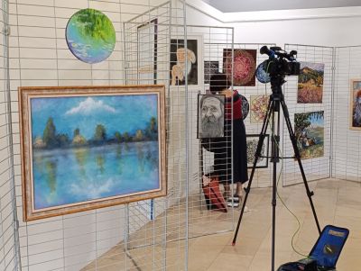 Art exhibition, River Una series....