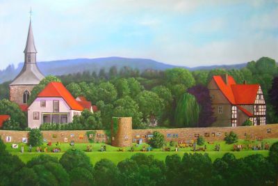 Die Blomberger Kunstmauer