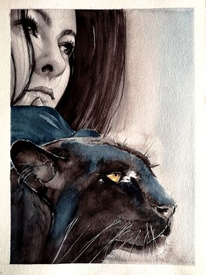Reflecting the cat's eyes