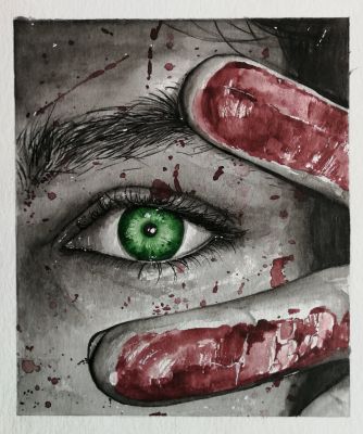 just a little watercolor