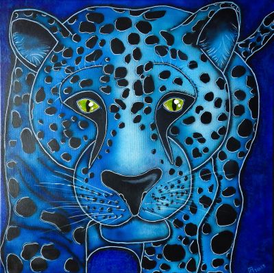Wild in blau