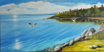 Kleine Bucht in Kanada