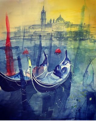 Gondeln in Venedig