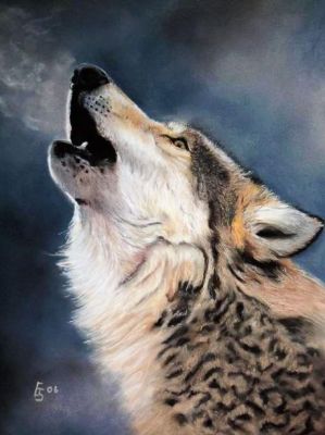 heulender Wolf