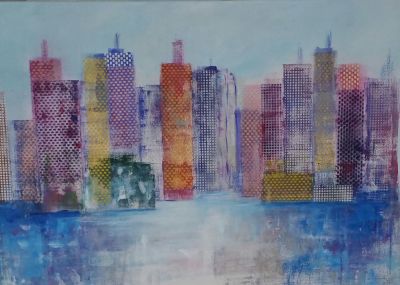 Skyline am Wasser