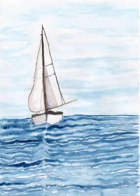 Segeln im Wind