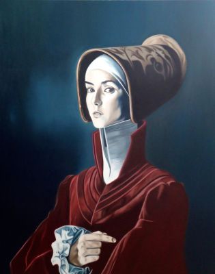 ' Frau mit Haube '