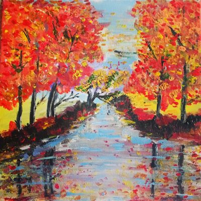 Herbst am Bach