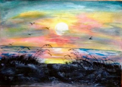 Abend am Strand