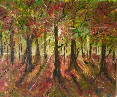 Waldspaziergang im Herbst 