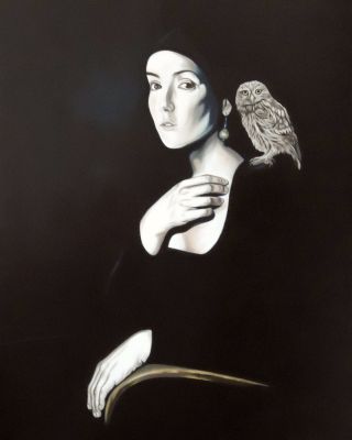' Käuzchen mit Dame '