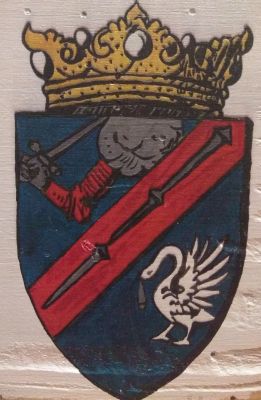 Von der Ahé Wappen auf Holz 