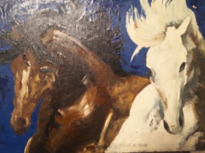 2 horses