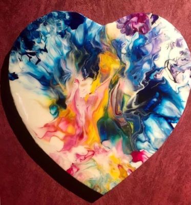 Heart on fire