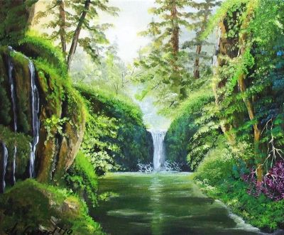 " Der Wasserfall"