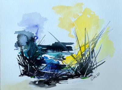 Vorfrühling am See (Niederrhein)
