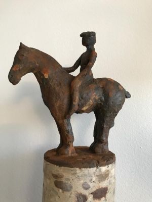 Pferd mit Reiter 