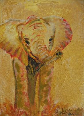 Elephant in Gold