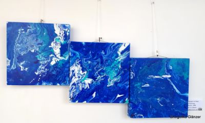 Triologie  in blau