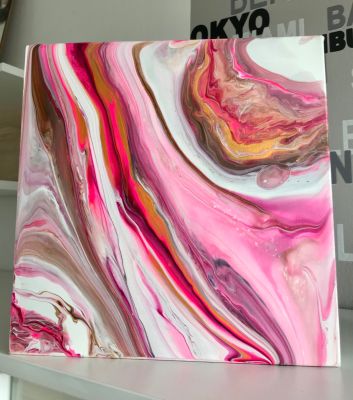 „Think pink„ - wunderschöne Farbverläufe mit Goldschimmer 