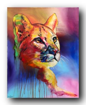 Gemälde "cougar"