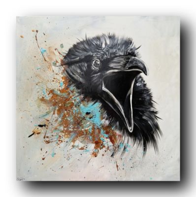 Gemälde "raven"