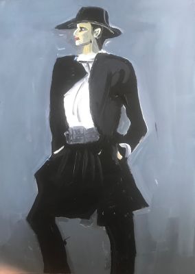 Blasse Frau 