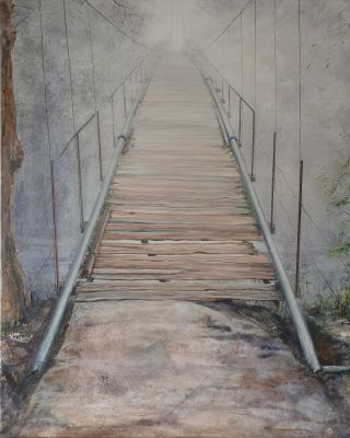 Die Brücke im Nebel