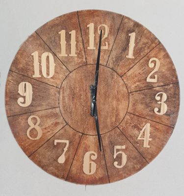 Wanduhr Abstrakt