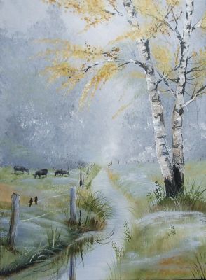 " Wintermorgen am Niederrhein 2"