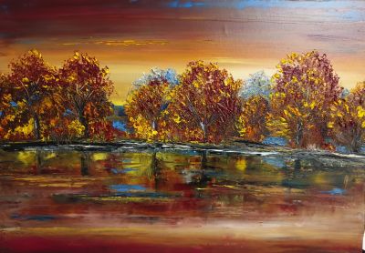 SOLD     Abend am See
