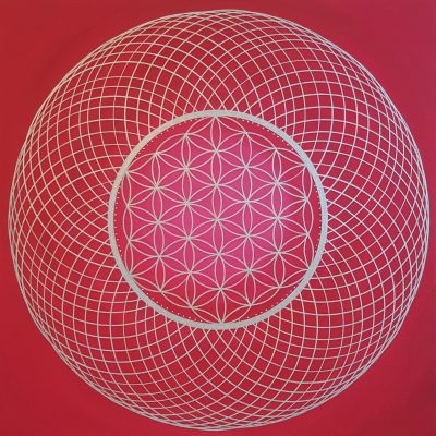 Blume des Lebens & Torus rot