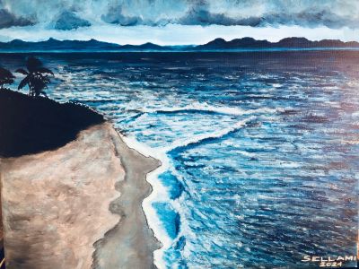 blauer Strand