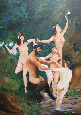 "Satyr und die Nymphen"