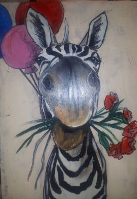 Glückwunsch Zebra 