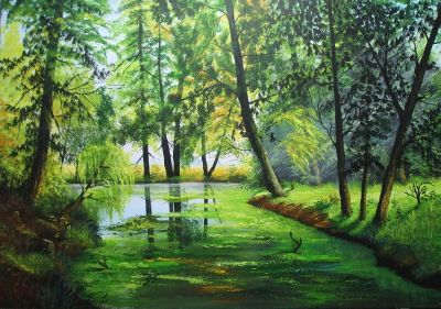 " Spätsommer im Wald "