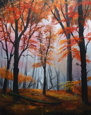 "Stille im Herbstwald "
