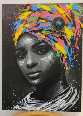Afrikanische Frau 