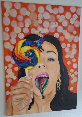 'The Art drug' *surreal painting 