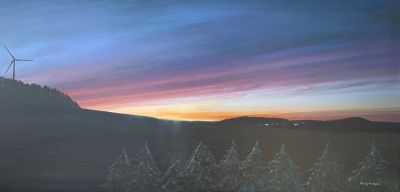 Sonnenuntergang über der Eifel 