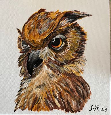 Portrait vom Uhu