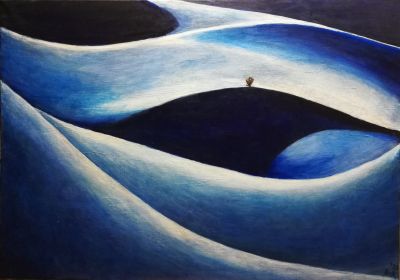 Alone in the desert