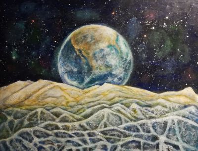 Earth from the moon