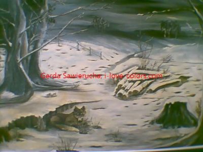 Winterlandschaft Fuchs